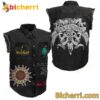 Alice In Chains Skull Sleeveless Denim Jacket