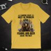 Bear Camping Solve Most Of Problem Fishing And Beer Solve The Rest T-shirt