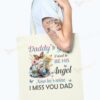 Camera Daddy's Girl I Used To Be His Angel I Miss You Dad Tote Bags