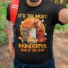 Halloween Bear Drink Beer It's The Most Wonderful Time Of The Year T-shirt