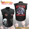 Motley Crue Kickstart My Heart Hope It Never Stops Sleeveless Denim Jacket