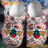 Rebelde Pattern Crocs Clogs