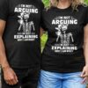 Skeleton I'm Not Arguing Im Just Explaining Why Im Right T-shirt