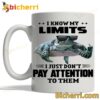 Turtle I Know My Limits I Just Pay Attention To Them Mug