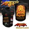 Anthrax Cause I Won't Care Face In Face Out Men's Denim Vest