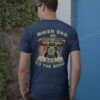 Biker Dad Dad To The Bone Skull T-shirt