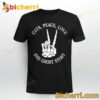 Cats Peace Love And Ghost Story T-shirt