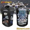 Dallas Cowboys Look Up Get Up And Don't Ever Give Up Sleeveless Denim Jacket