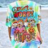 Don't Worry Be Hippie Gnome T-shirt, Sweatshirt
