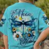 Dragonfly And Flower The Moon Sees Your Soul T-shirt, Sweatshirt