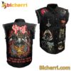 Ghost I Know Your Soul Is Not Tainted Sleeveless Denim Jacket