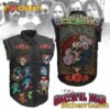 Grateful Dead Roses Sleeveless Jean Jacket
