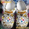 Here We Go Steelers Crocs Clogs