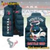 Houston Texans Bull Battle Red Sleeveless Puffer Vest