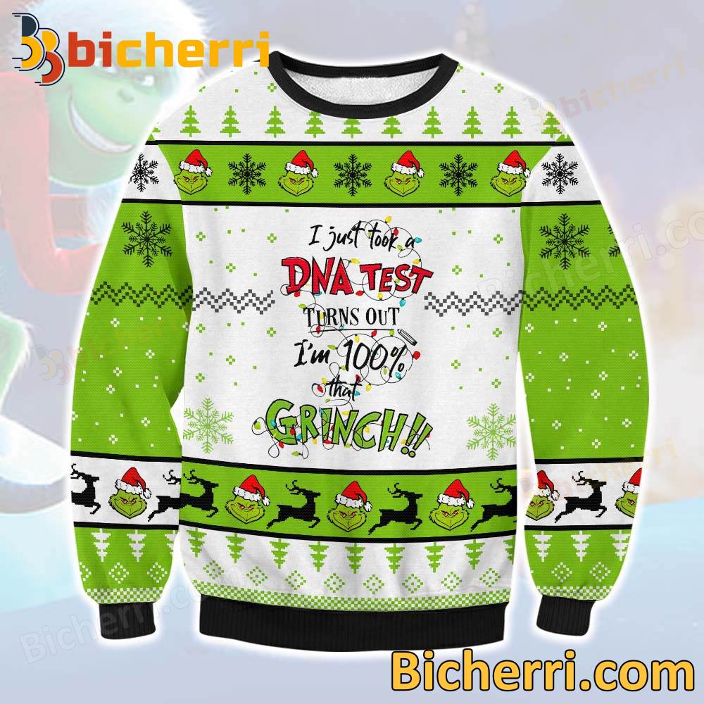 I Just Took DNA Test Turns Out That Grinch Ugly Christmas Sweater
