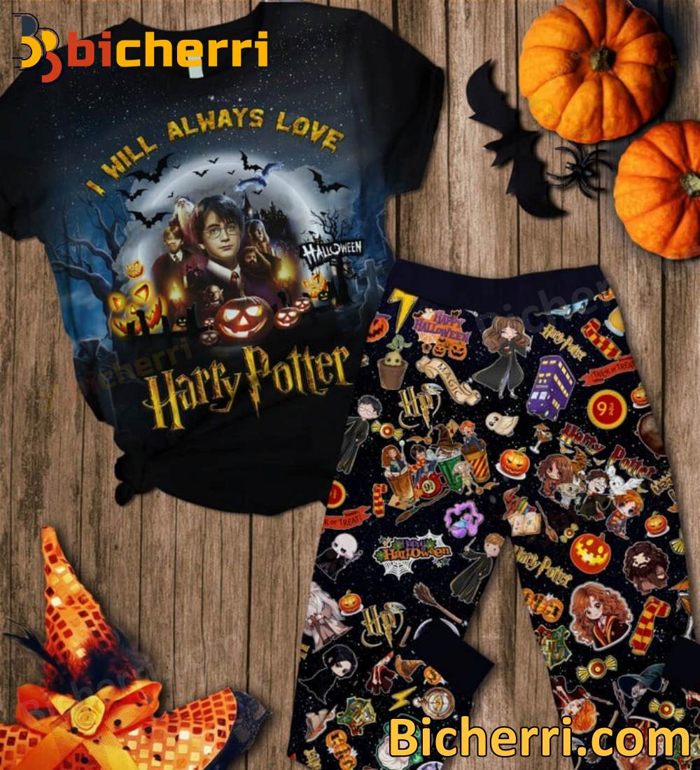 I Will Always Love Harry Potter Halloween Style Pajama Set