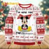 I'm Here For The Budweiser Mickey Mouse Ugly Christmas Sweater