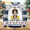 I'm Here For The Miller Lite Mickey Mouse Ugly Christmas Sweater