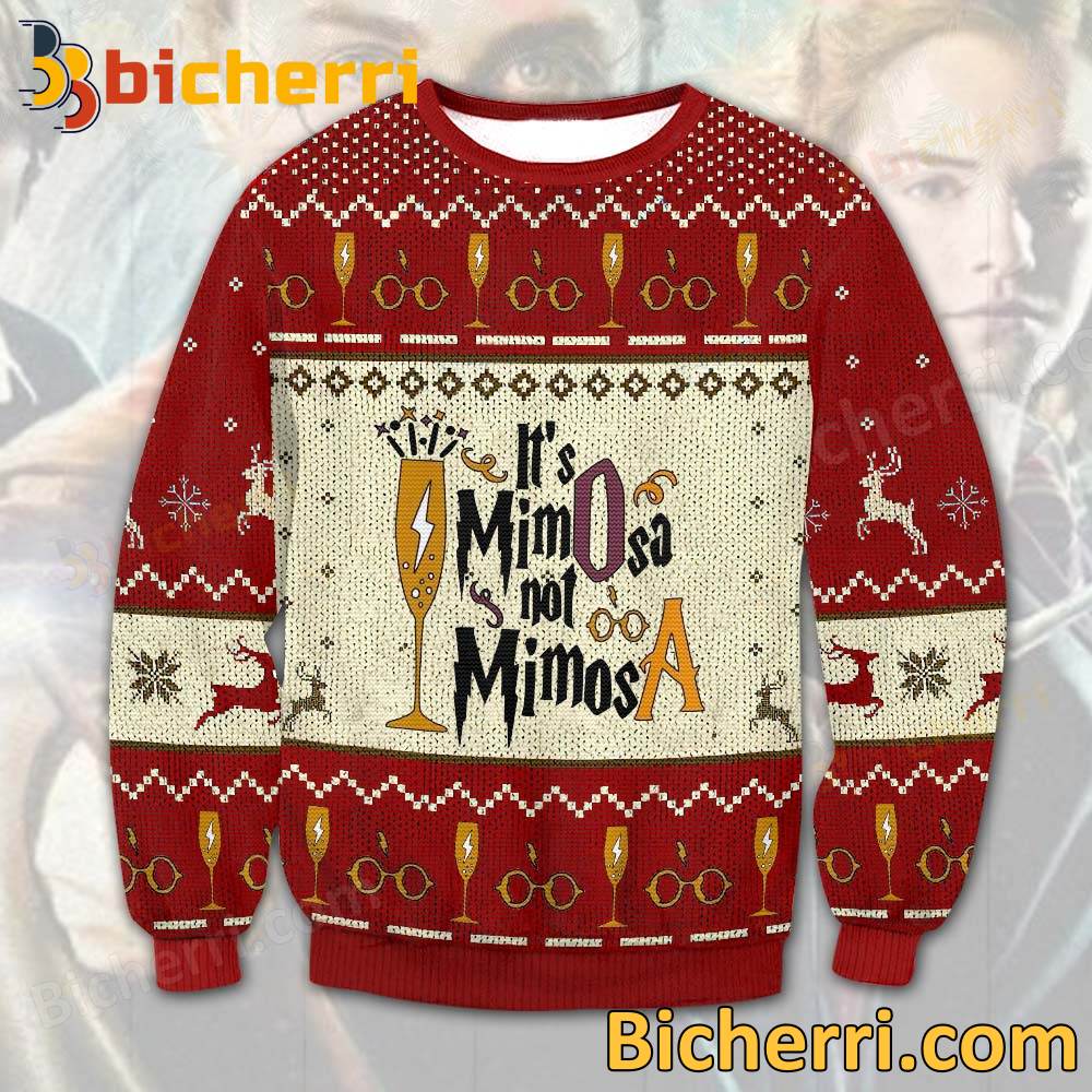 It's Mimosa Not Mimosa Ugly Christmas Sweater