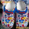 Kansas Jayhawks rock chalk Crocs Clogs