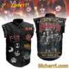 Kiss Everybody's Got A Dream And Hunger Inside Sleeveless Jean Jacket