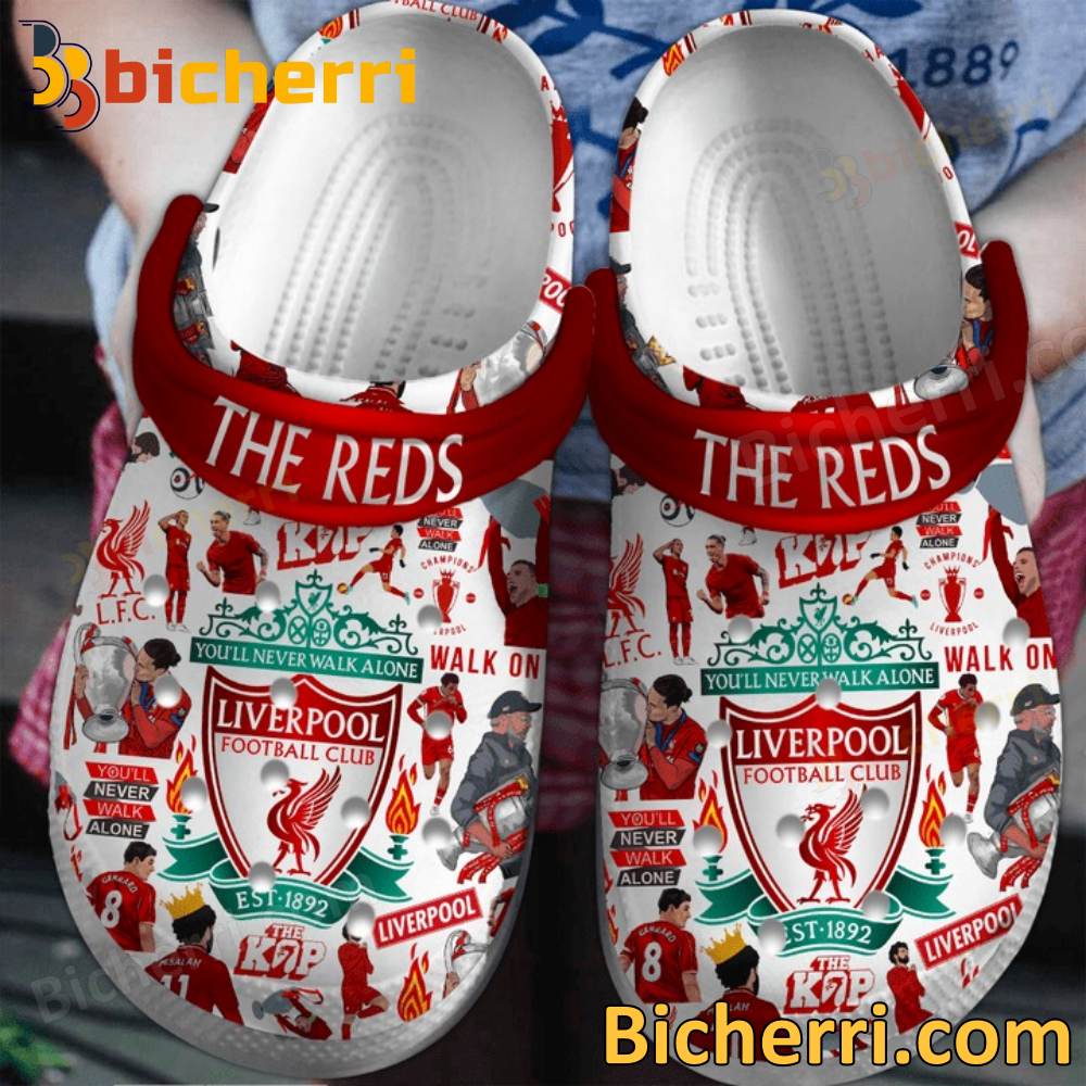 Liverpool You'll Never Walk Alone The Reds Crocs Clogs