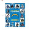 Los Angeles Chargers Legends Blanket