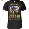 Metallic 42 Year 1981-2023 Signature T-shirt