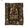 Outlander 10 Years 2014 2024 Blanket