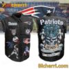 Patriots Let's Go Pats What Is Reserved For Victories Sleeveless Denim Jacket