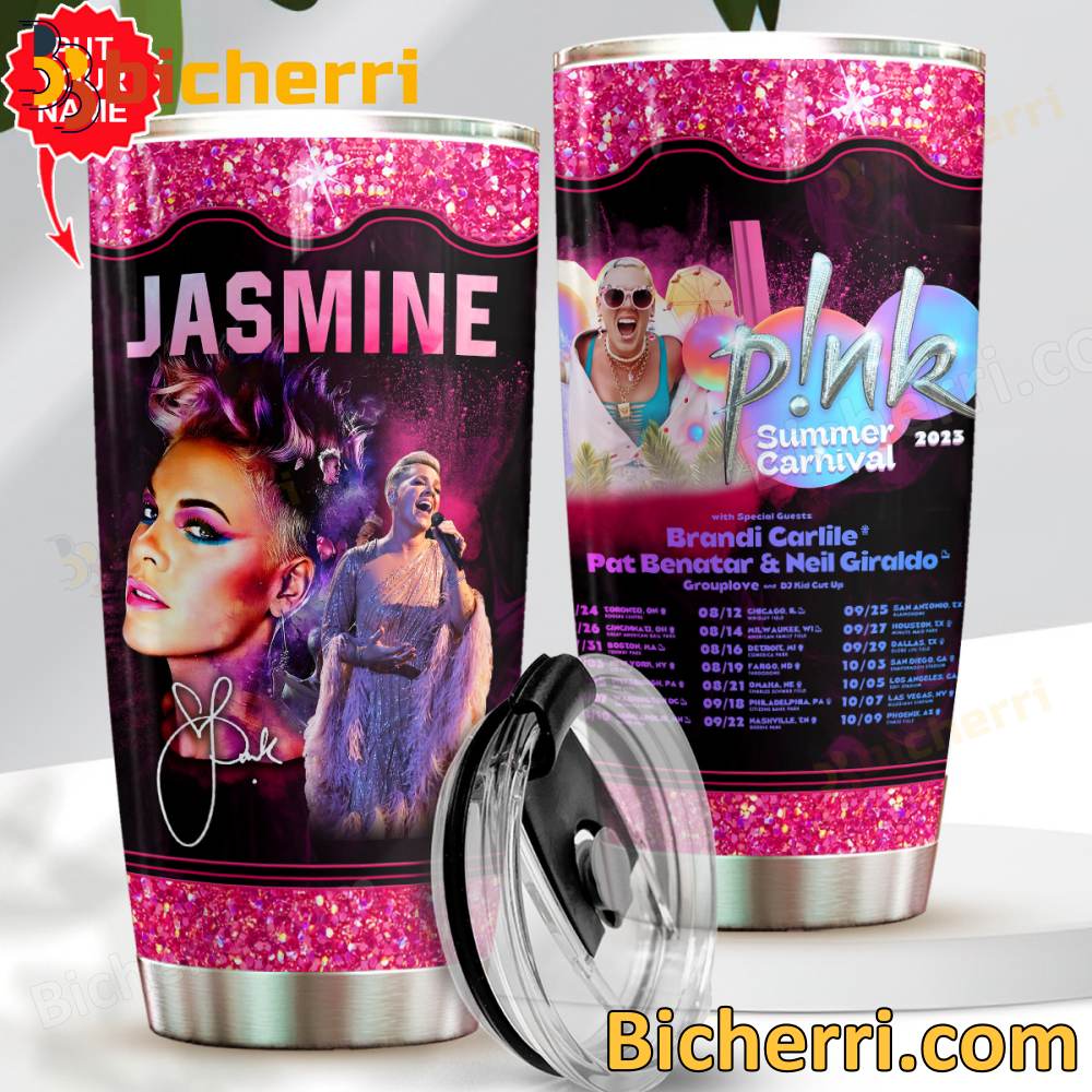 Pink Summer Carnival 2023 Schedule Personalized Tumbler