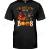 Quilting Halloween I'm Just Here For The Boos Cat T-shirt