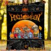 Skeleton Snoopy And Charlie Brown Happy Halloween Blanket