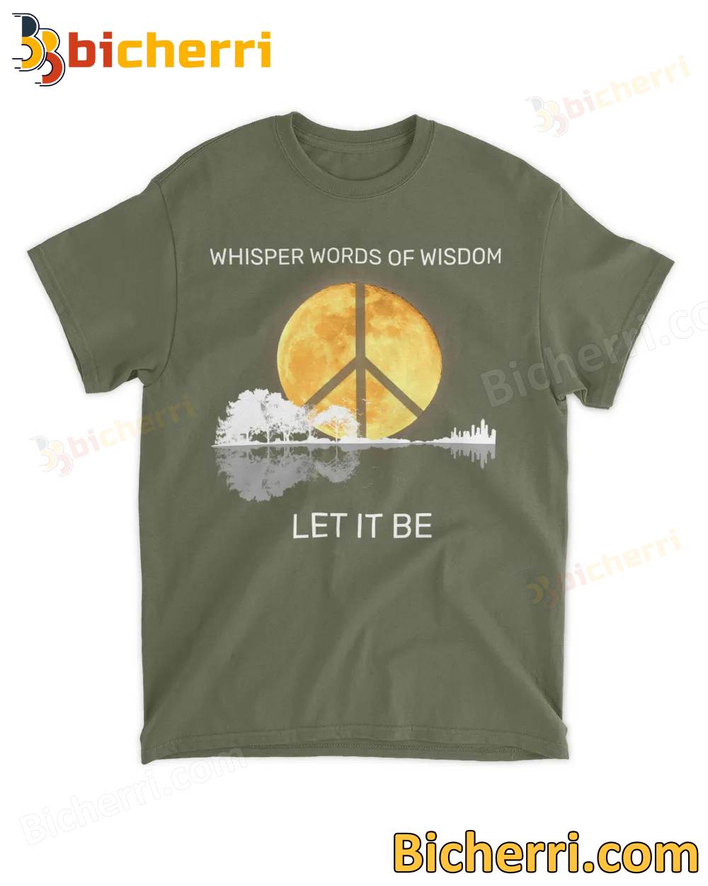 The Moon Whisper Words Of Wisdom Let It Be T-shirt