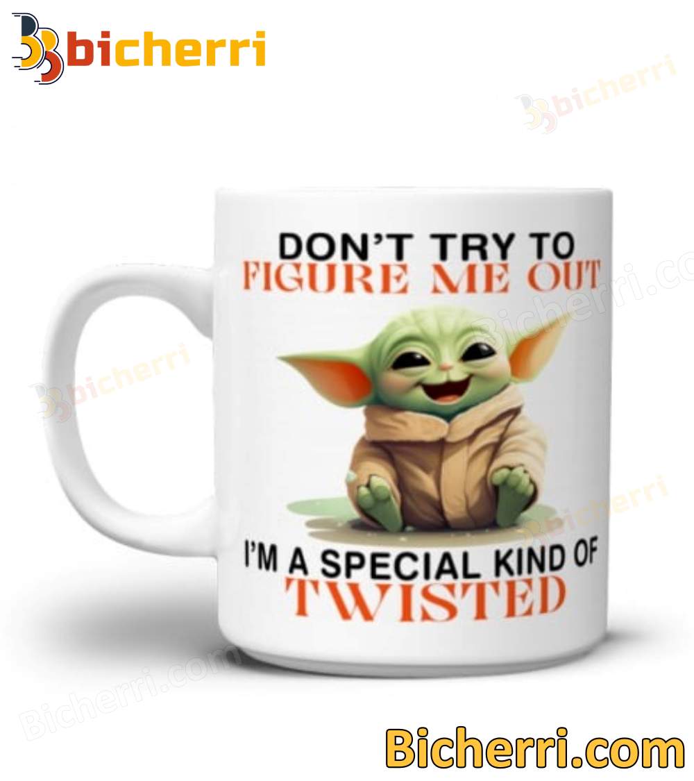 Baby Yoda Don't Try To Figure Me Out Mug
