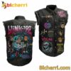 Blink 182 Punk's Not Dead Sleeveless Denim Jacket