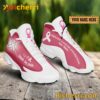Breast Cancer Awareness Walk By Faith Personalized Air Jordan 13 Shoes