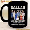 Dallas 45th Anniversary Thank You For Memories Mug