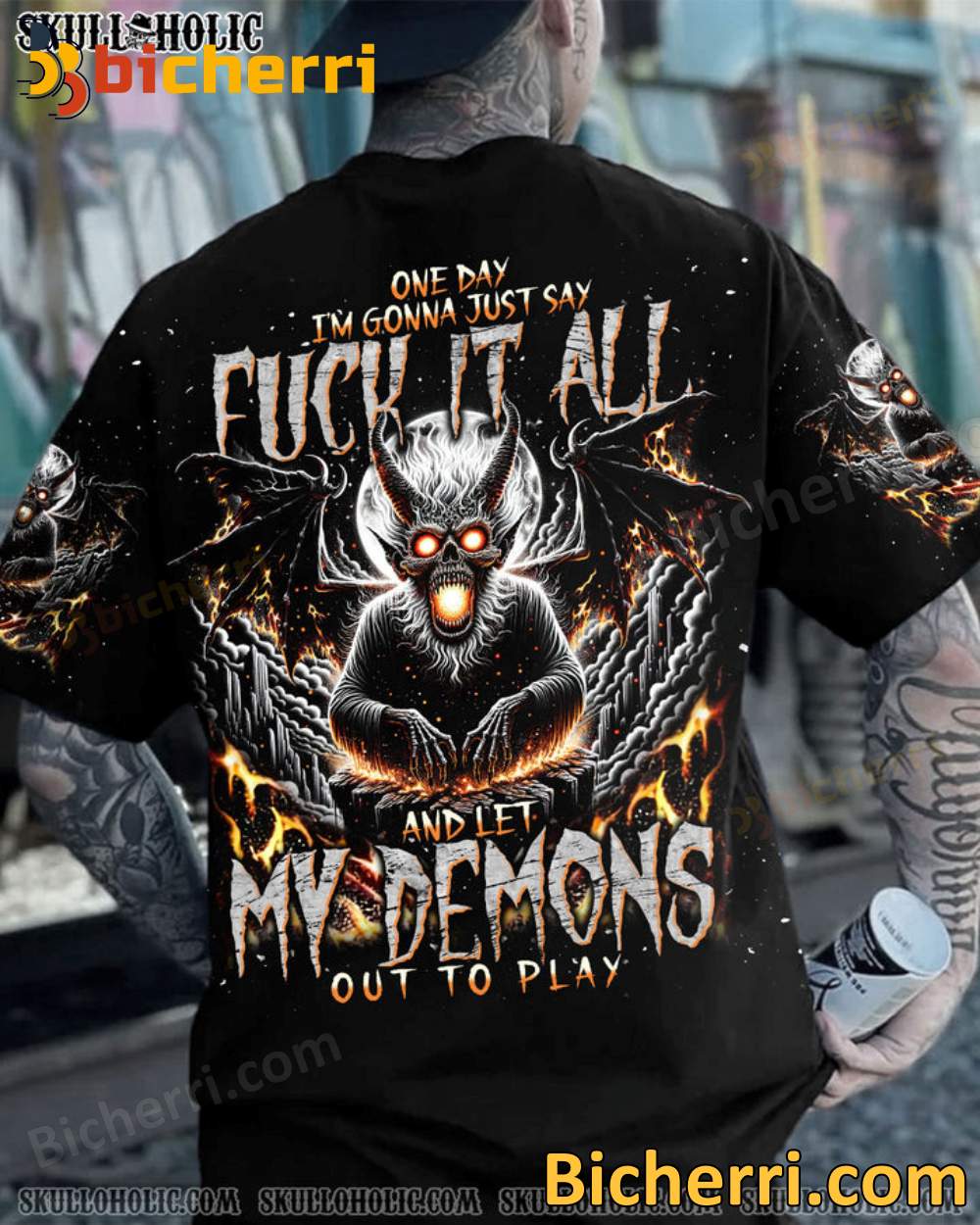 Demon  One Day I'm Gonna Just Say Fuck It All T-shirt