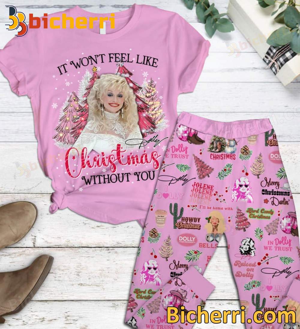 Dolly Parton It Won't Feel Like Christmas Without You Pajamas Set