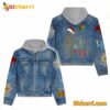 Eat Drink And Be Merry Jean Jacket Hoodie