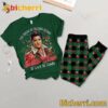 Elvis Presley The Snow Is Falling Down Santa Claus Is Back In Town Pajamas Set