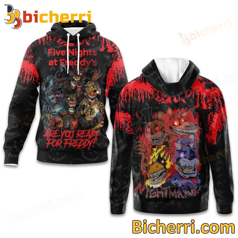 Five Nights At Freddy's Are You Ready For Freddy Nightmare Hoodie