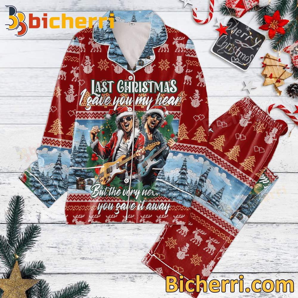 George Michael Last Christmas I Gave You My Heart But The Very Next Women's Pajamas Set