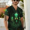 Green Skull One Day I'm Gonna Just Say Fuck It All Baseball Jersey