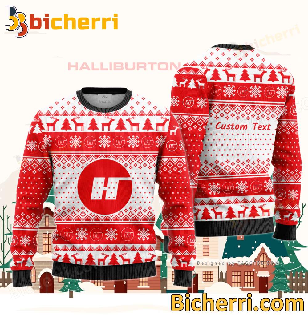 Halliburton Company Ugly Christmas Sweater