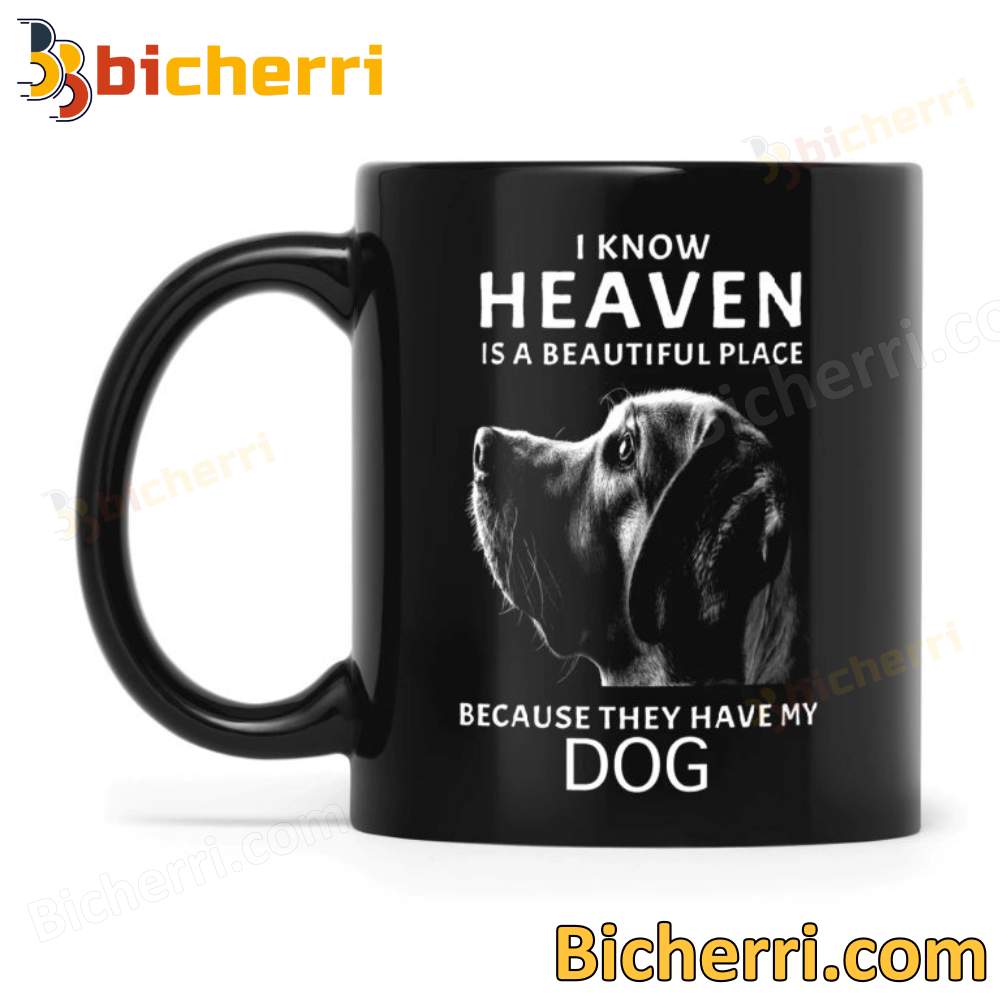 I Know Heaven Is A Beautiful Place Because They Have My Dog Mug