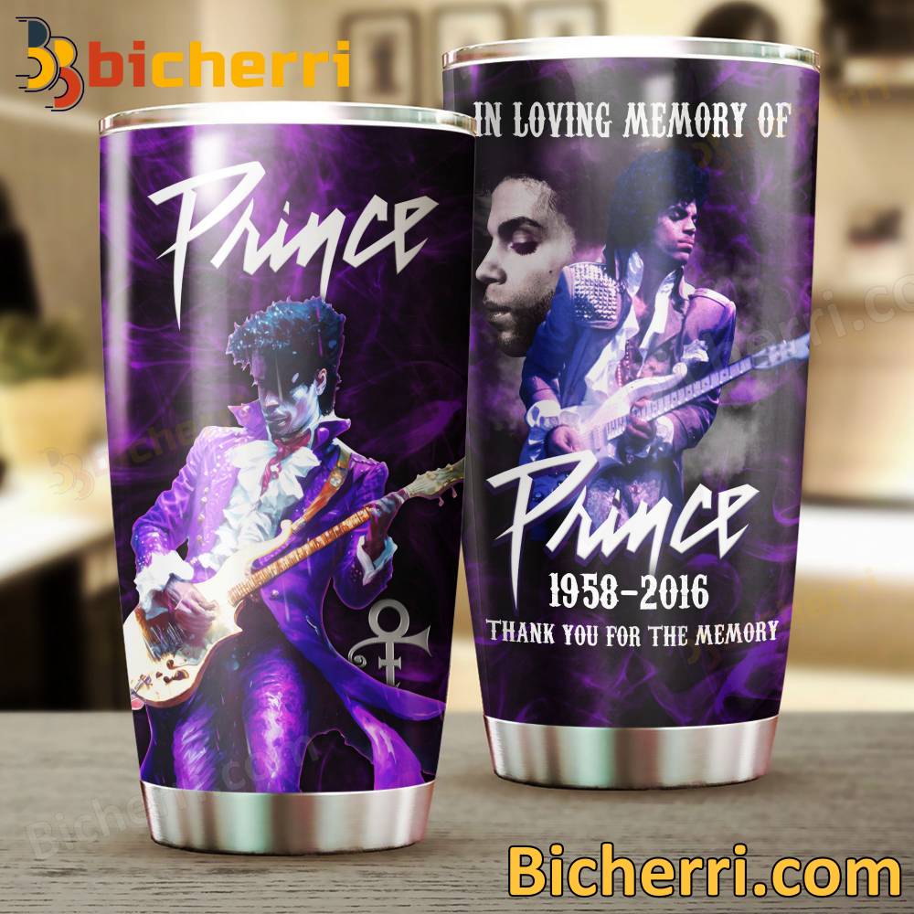 In Loving Memory Of  Prince 1958-2016 Tumbler