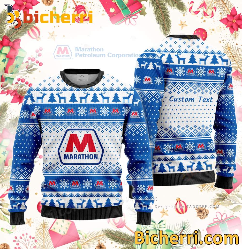 Marathon Petroleum Corporation Ugly Christmas Sweater