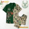 Milwaukee Bucks Knuck If You Love The Bucks Women's Pajamas Set